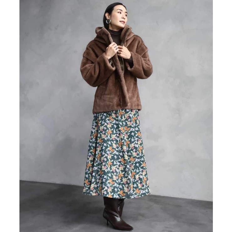 ヴィンテージフラワースカート | MICHEL KLEIN | 詳細画像13 