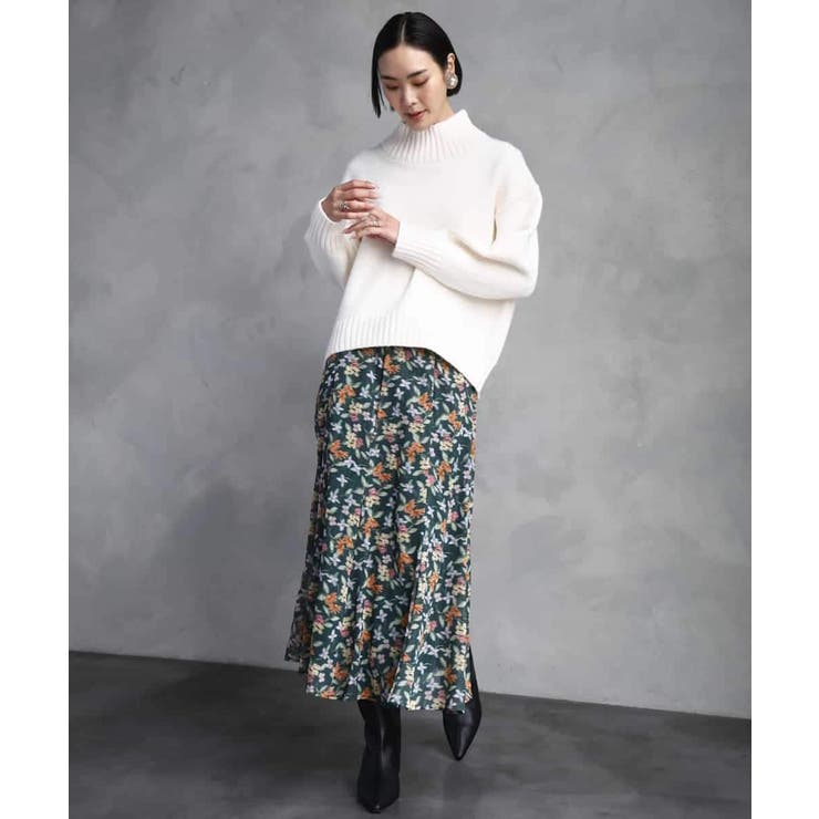 ヴィンテージフラワースカート | MICHEL KLEIN | 詳細画像15 