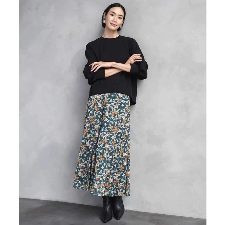 ヴィンテージフラワースカート | MICHEL KLEIN | 詳細画像18 