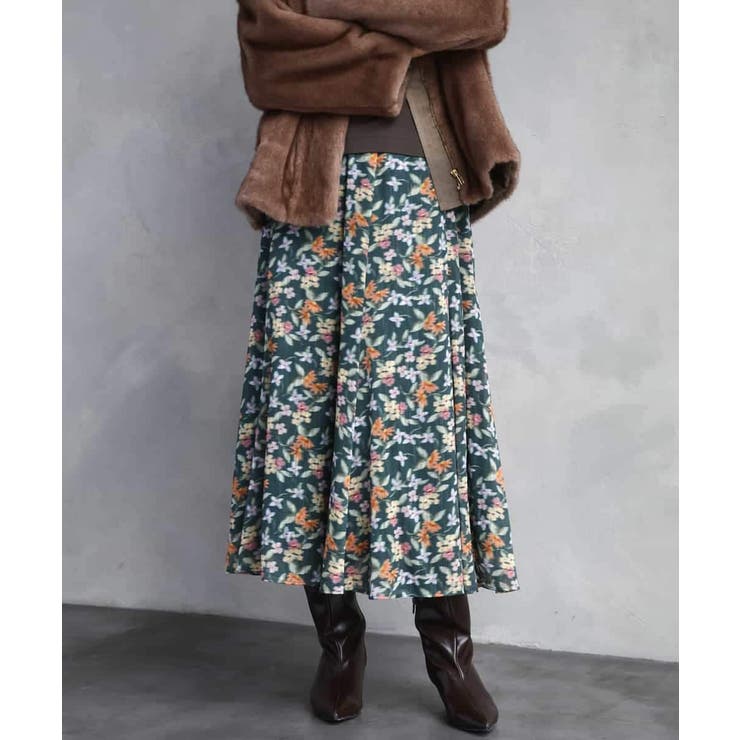 ヴィンテージフラワースカート | MICHEL KLEIN | 詳細画像2 