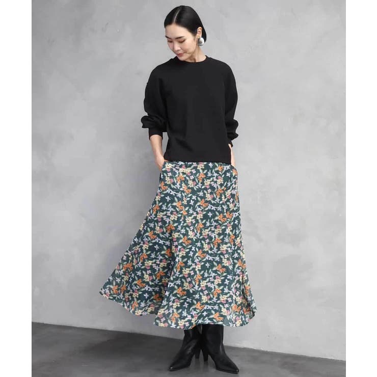 ヴィンテージフラワースカート | MICHEL KLEIN | 詳細画像20 