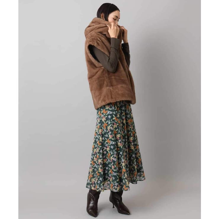 ヴィンテージフラワースカート | MICHEL KLEIN | 詳細画像32 