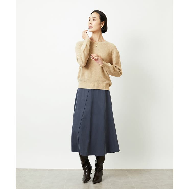 ヴィンテージツイルフレアースカート | MICHEL KLEIN | 詳細画像12 