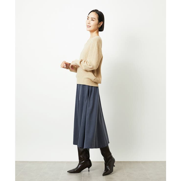 ヴィンテージツイルフレアースカート | MICHEL KLEIN | 詳細画像14 