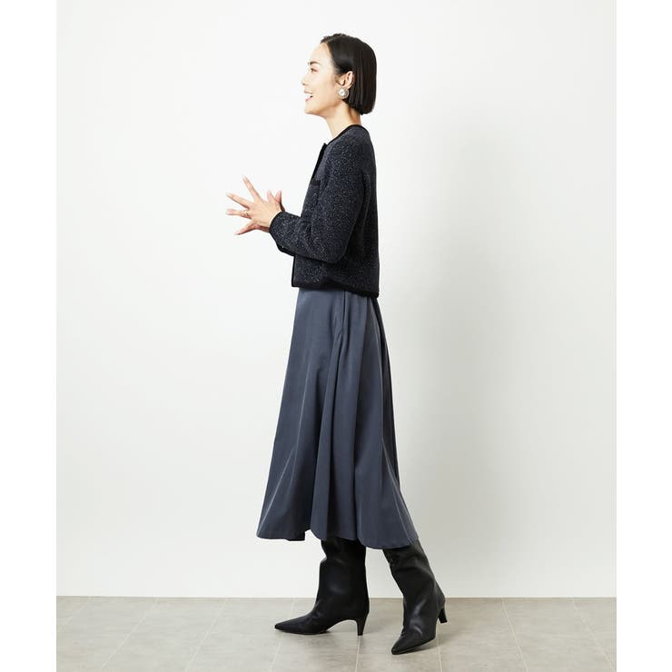 ヴィンテージツイルフレアースカート | MICHEL KLEIN | 詳細画像17 