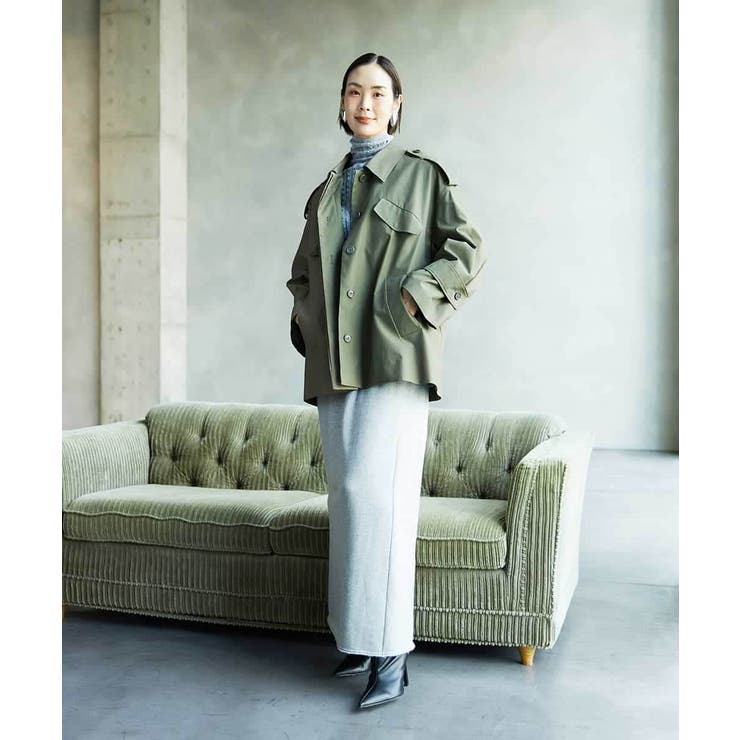 [セットアップ対応]ラメ裏毛ナロースカート | MICHEL KLEIN | 詳細画像10 