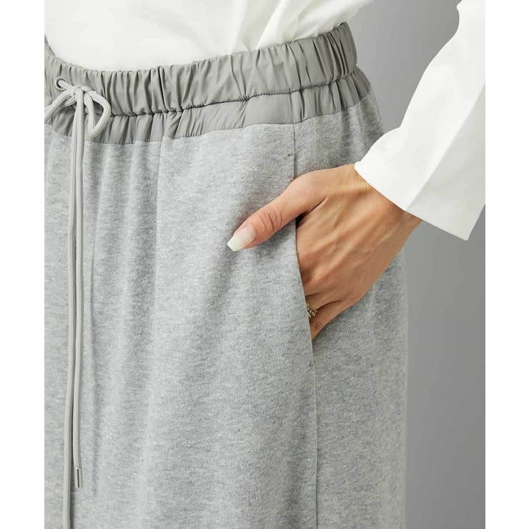 [セットアップ対応]ラメ裏毛ナロースカート | MICHEL KLEIN | 詳細画像22 