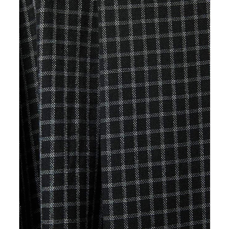 ミモレ丈チェック柄Aラインスカート[品番：ITKW0023690]｜MICHEL KLEIN