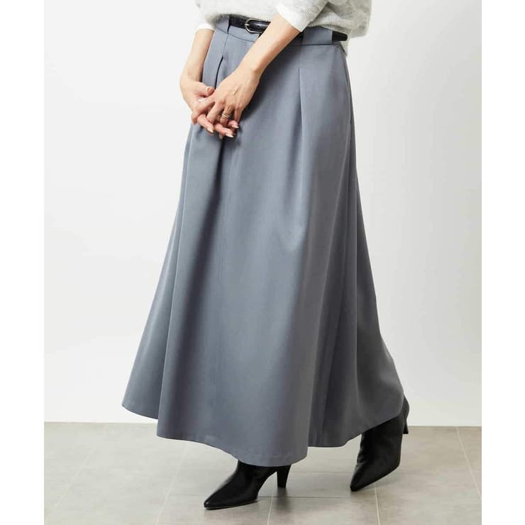 ミモレ丈Aラインスカート | MICHEL KLEIN | 詳細画像1 