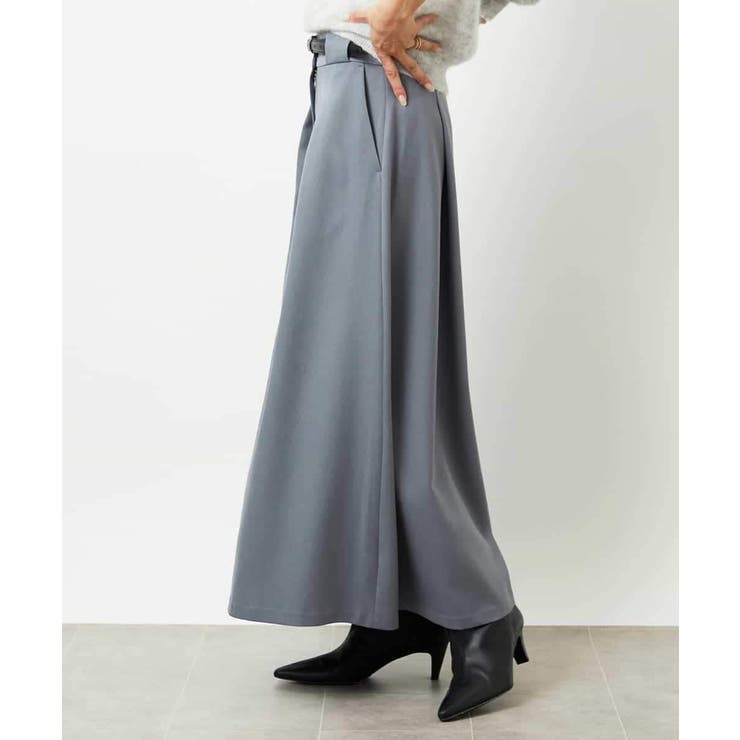 ミモレ丈Aラインスカート | MICHEL KLEIN | 詳細画像3 