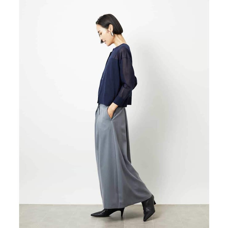 ミモレ丈Aラインスカート | MICHEL KLEIN | 詳細画像8 