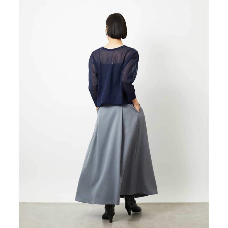 ミモレ丈Aラインスカート | MICHEL KLEIN | 詳細画像9 