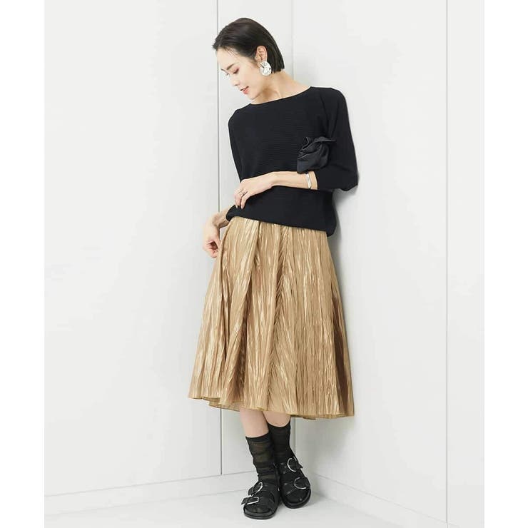 メタリックプリーツスカート | MICHEL KLEIN | 詳細画像16 