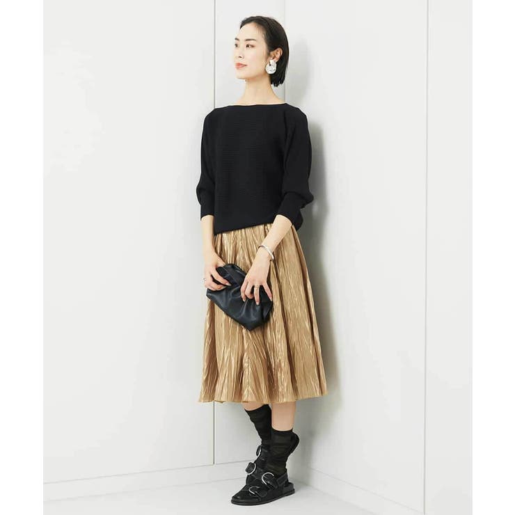 メタリックプリーツスカート | MICHEL KLEIN | 詳細画像17 