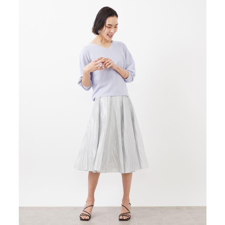 メタリックプリーツスカート | MICHEL KLEIN | 詳細画像23 