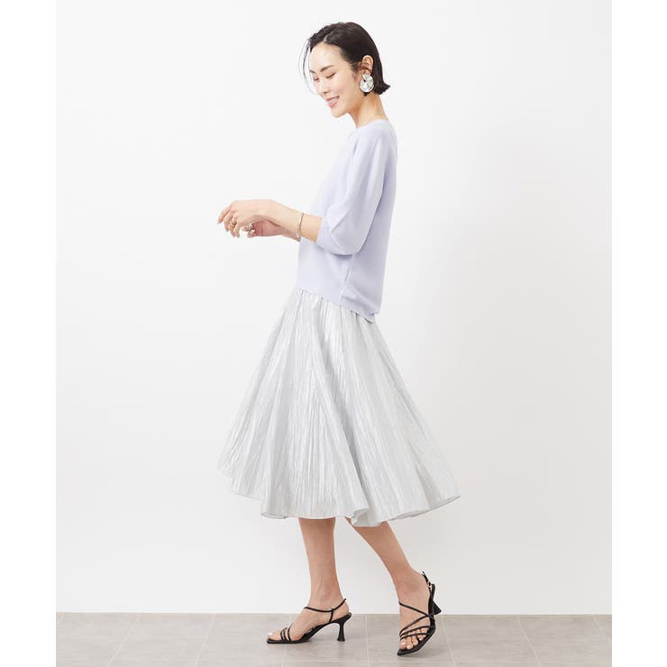 メタリックプリーツスカート | MICHEL KLEIN | 詳細画像24 