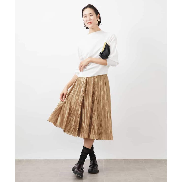 メタリックプリーツスカート | MICHEL KLEIN | 詳細画像9 