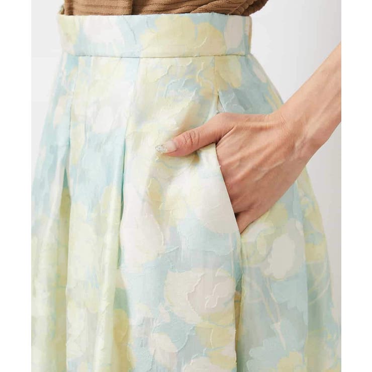 ［オリジナルプリント］ピオーニープリントスカート | MICHEL KLEIN | 詳細画像23 