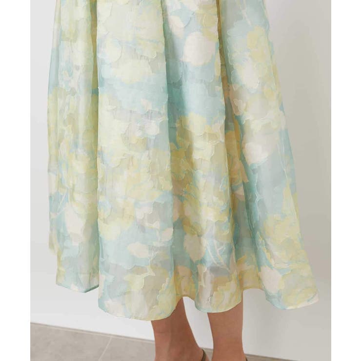 ［オリジナルプリント］ピオーニープリントスカート | MICHEL KLEIN | 詳細画像24 