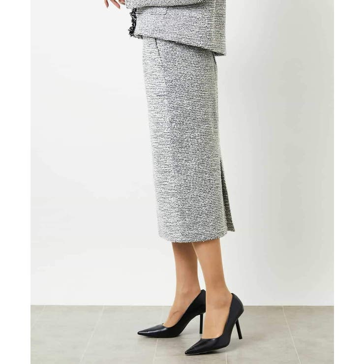 [セットアップ対応]ファンシーツイードタイトスカート | MICHEL KLEIN | 詳細画像10 