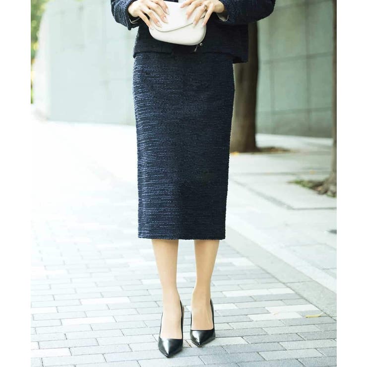 [セットアップ対応]ファンシーツイードタイトスカート | MICHEL KLEIN | 詳細画像19 