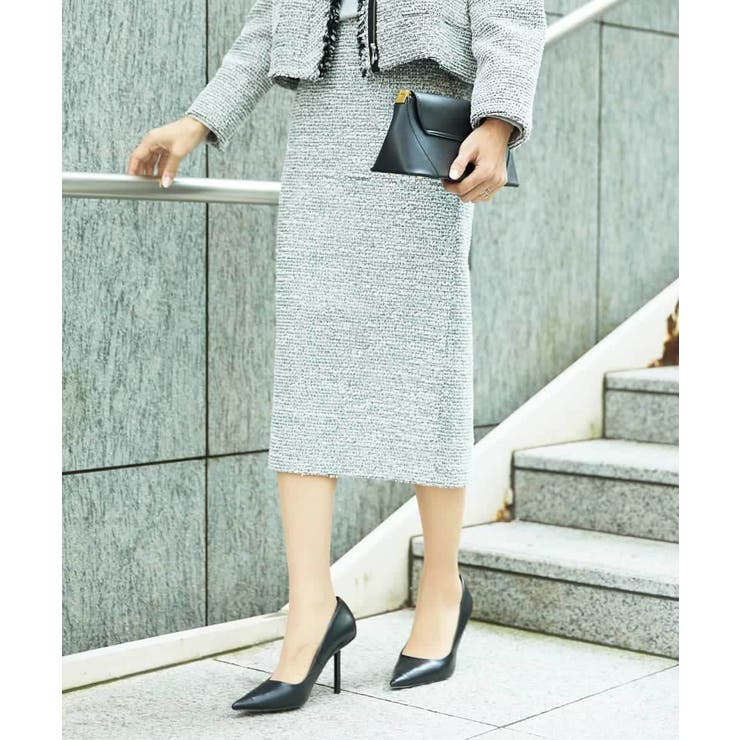 [セットアップ対応]ファンシーツイードタイトスカート | MICHEL KLEIN | 詳細画像2 