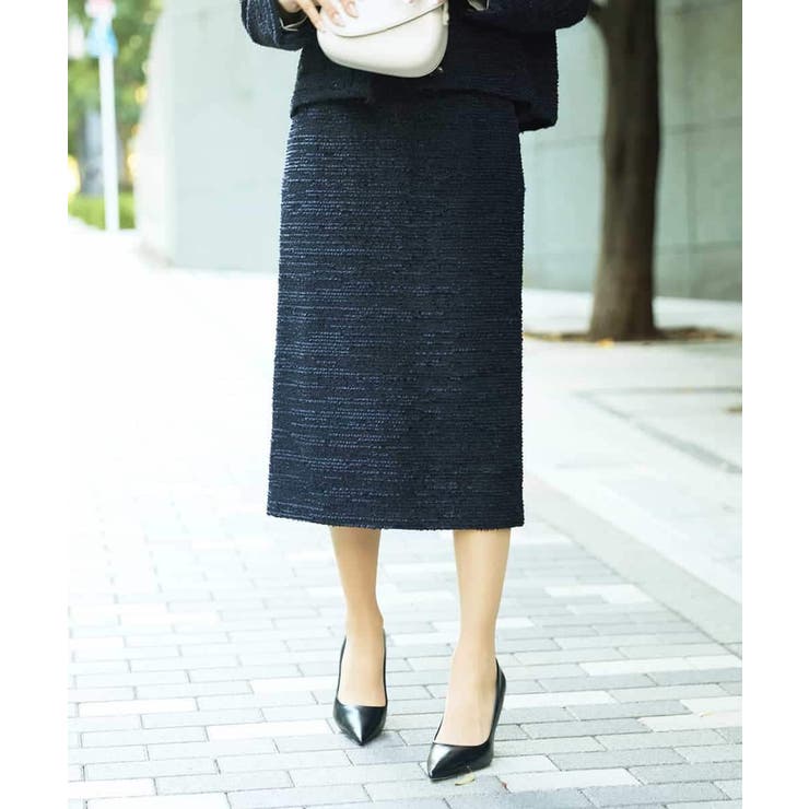 [セットアップ対応]ファンシーツイードタイトスカート | MICHEL KLEIN | 詳細画像20 