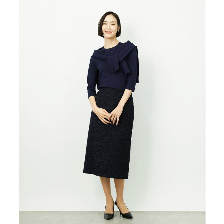 [セットアップ対応]ファンシーツイードタイトスカート | MICHEL KLEIN | 詳細画像39 