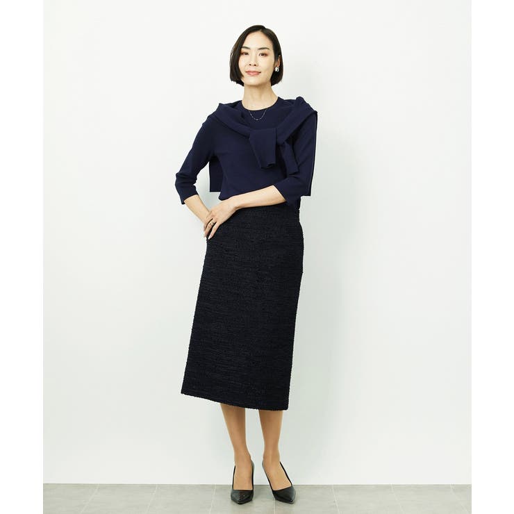 [セットアップ対応]ファンシーツイードタイトスカート | MICHEL KLEIN | 詳細画像40 