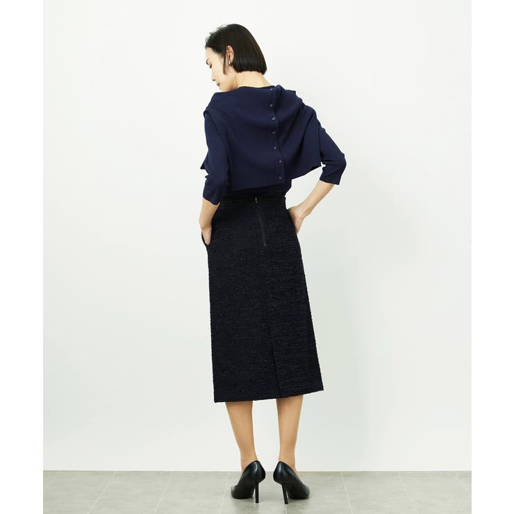 [セットアップ対応]ファンシーツイードタイトスカート | MICHEL KLEIN | 詳細画像42 