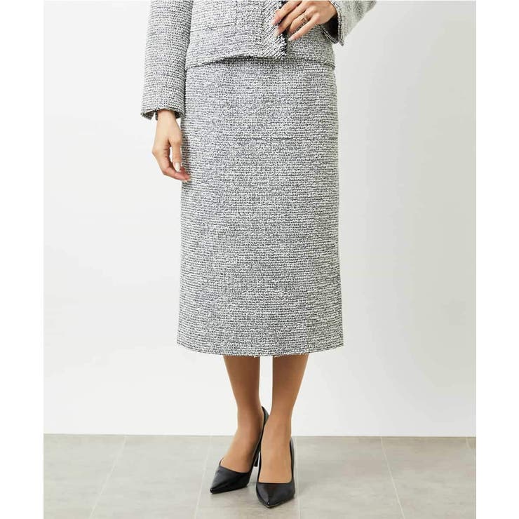 [セットアップ対応]ファンシーツイードタイトスカート | MICHEL KLEIN | 詳細画像8 