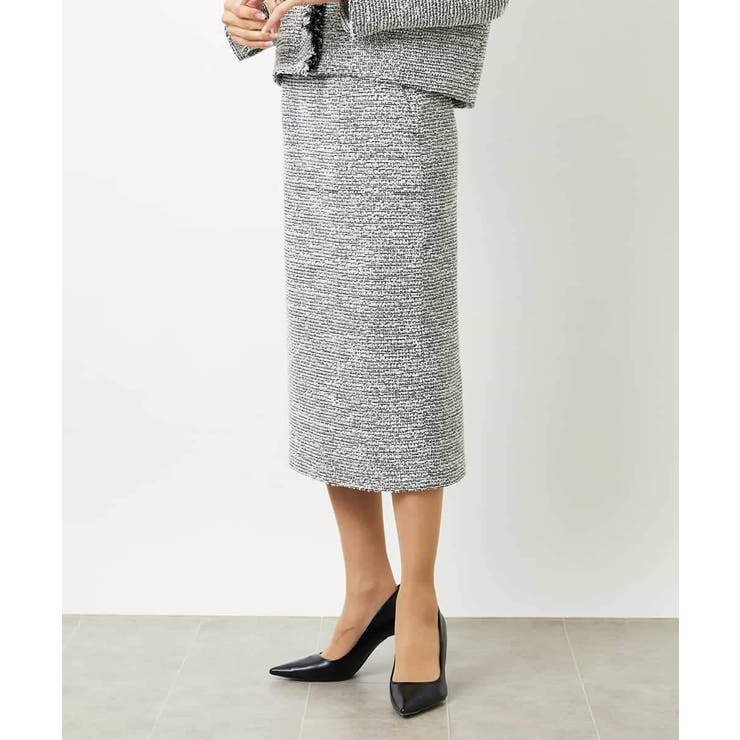 [セットアップ対応]ファンシーツイードタイトスカート | MICHEL KLEIN | 詳細画像9 