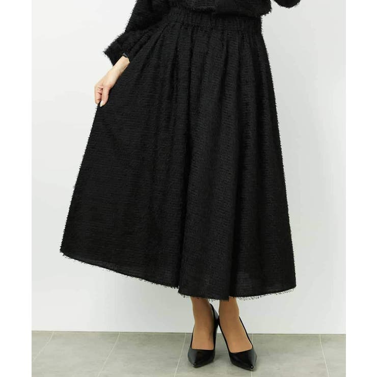 [セットアップ対応/コージーボトム]ギャザースカート | MICHEL KLEIN | 詳細画像14 