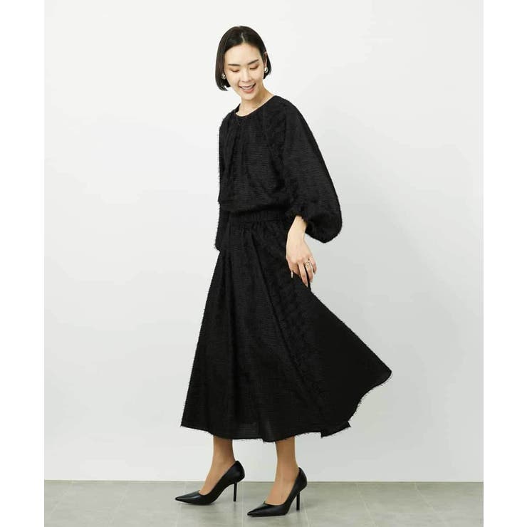 [セットアップ対応/コージーボトム]ギャザースカート | MICHEL KLEIN | 詳細画像15 