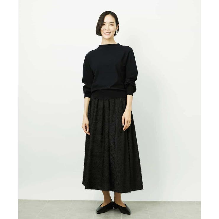 [セットアップ対応/コージーボトム]ギャザースカート | MICHEL KLEIN | 詳細画像17 