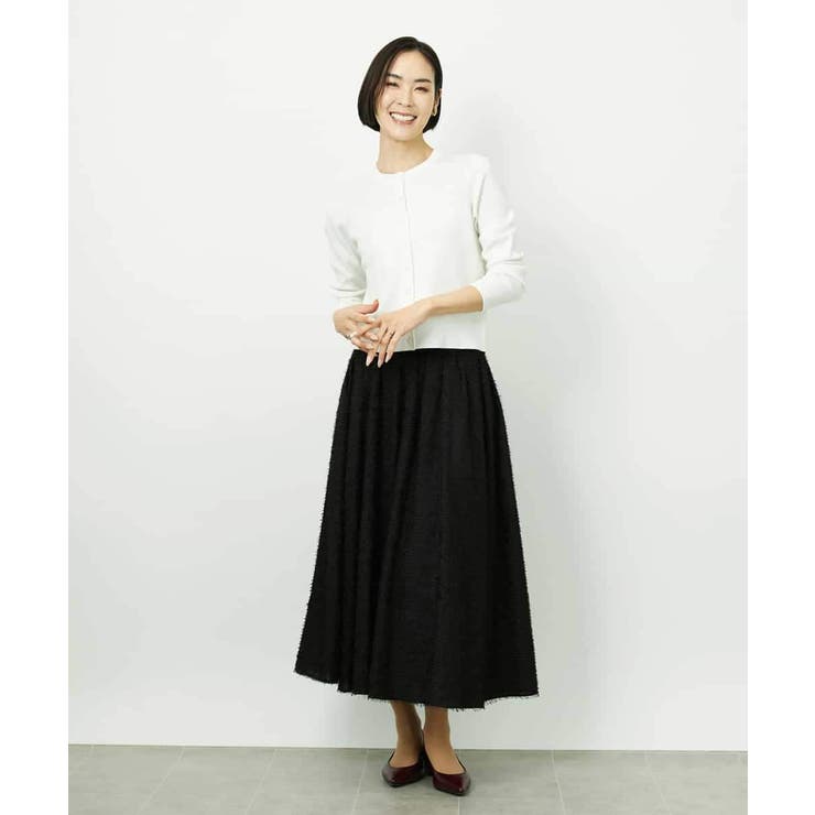 [セットアップ対応/コージーボトム]ギャザースカート | MICHEL KLEIN | 詳細画像18 