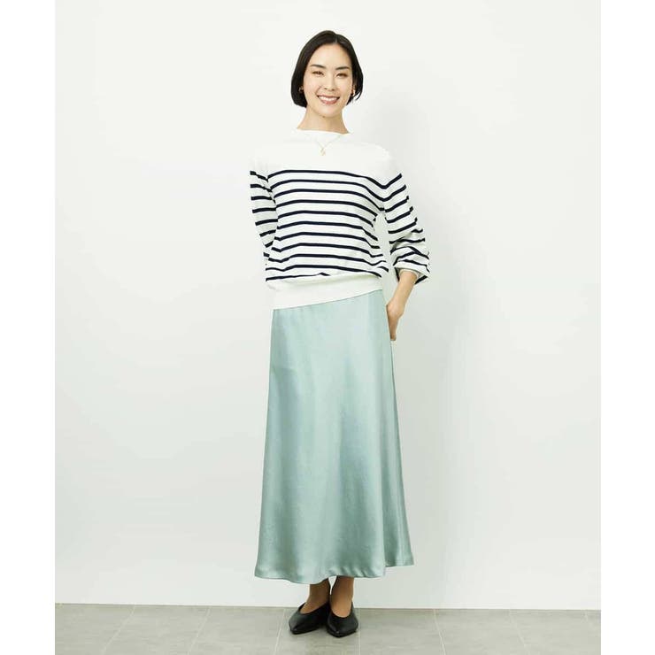 [コージーボトム]ヴィンテージサテンスカート | MICHEL KLEIN | 詳細画像10 