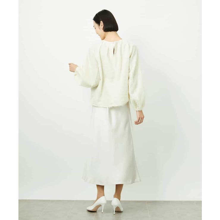 [コージーボトム]ヴィンテージサテンスカート | MICHEL KLEIN | 詳細画像15 