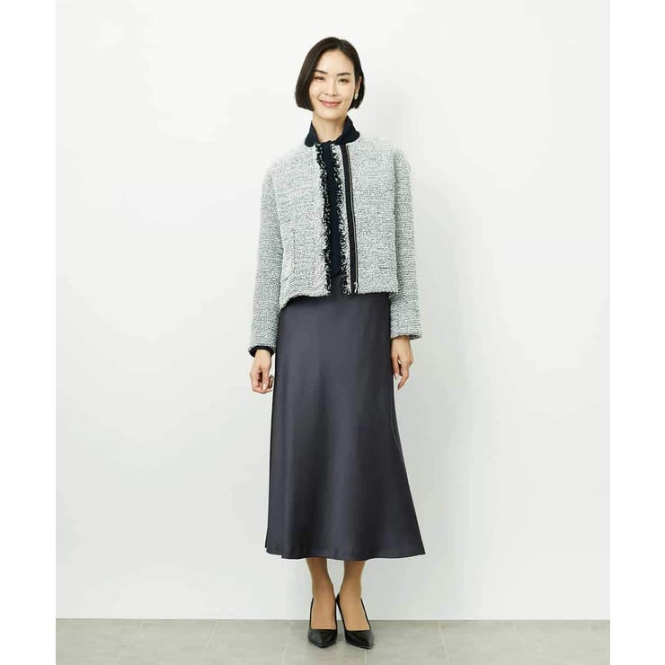 [コージーボトム]ヴィンテージサテンスカート | MICHEL KLEIN | 詳細画像25 