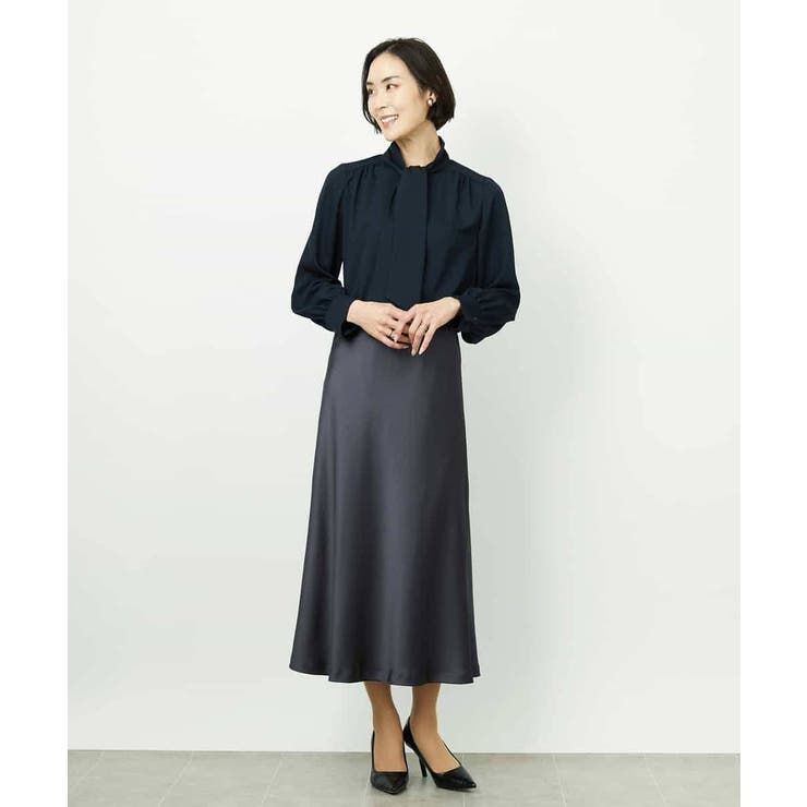 [コージーボトム]ヴィンテージサテンスカート | MICHEL KLEIN | 詳細画像27 