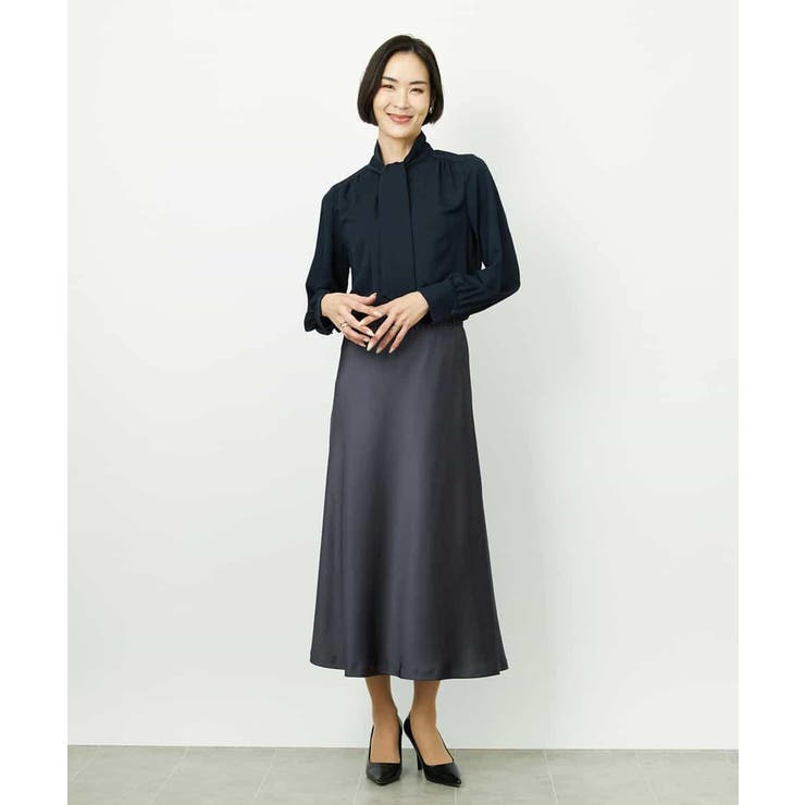 [コージーボトム]ヴィンテージサテンスカート | MICHEL KLEIN | 詳細画像28 