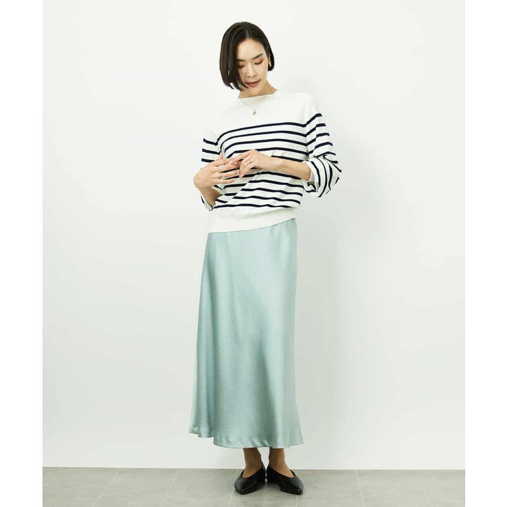 [コージーボトム]ヴィンテージサテンスカート | MICHEL KLEIN | 詳細画像9 