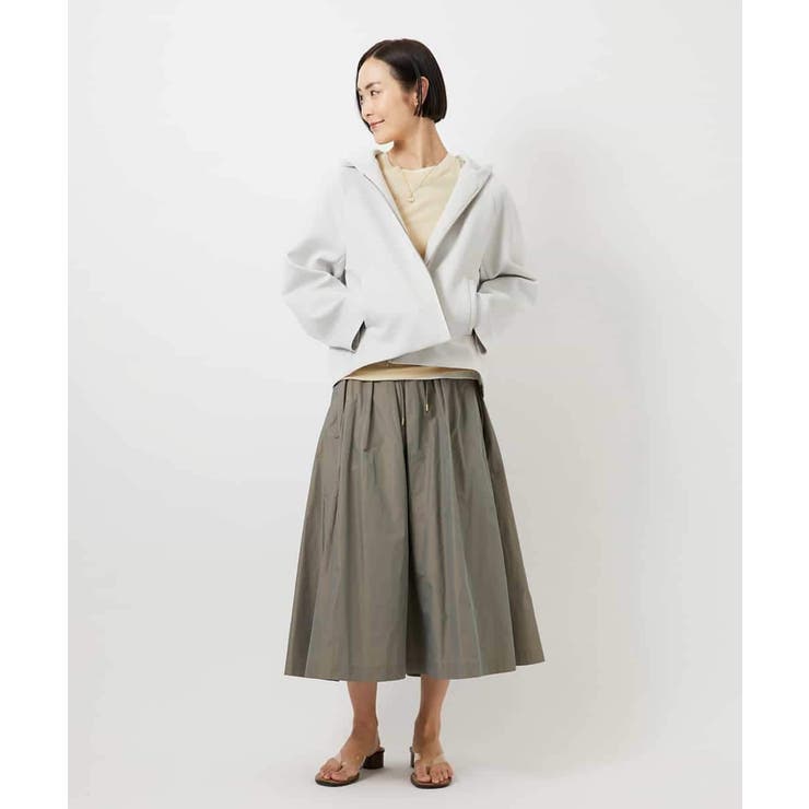 [セットアップ対応/コージーボトム]ライトギャザースカート | MICHEL KLEIN | 詳細画像21 