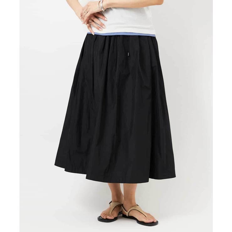 [セットアップ対応/コージーボトム]ライトギャザースカート | MICHEL KLEIN | 詳細画像30 