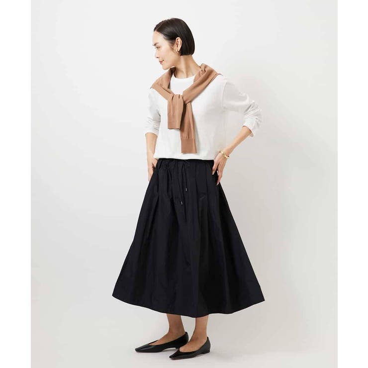 [セットアップ対応/コージーボトム]ライトギャザースカート | MICHEL KLEIN | 詳細画像43 