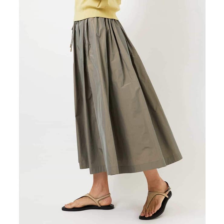 [セットアップ対応/コージーボトム]ライトギャザースカート | MICHEL KLEIN | 詳細画像6 