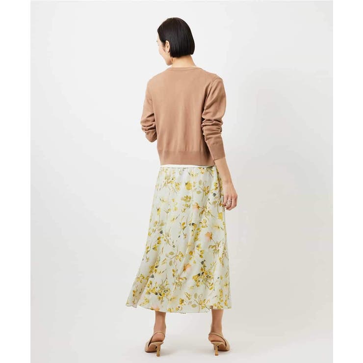 フラワープリントセミマーメイドスカート | MICHEL KLEIN | 詳細画像16 