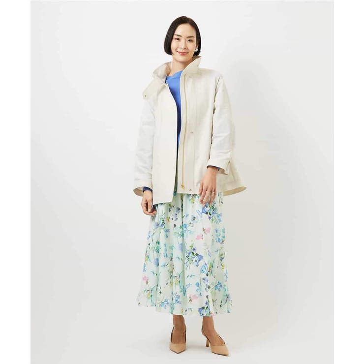 フラワープリントセミマーメイドスカート | MICHEL KLEIN | 詳細画像20 