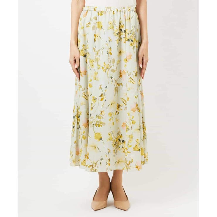 フラワープリントセミマーメイドスカート | MICHEL KLEIN | 詳細画像29 