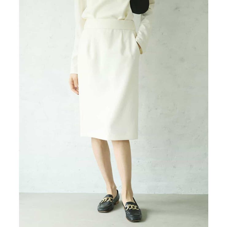 アイボリー(80) | ストレッチタイトスカート | MICHEL KLEIN